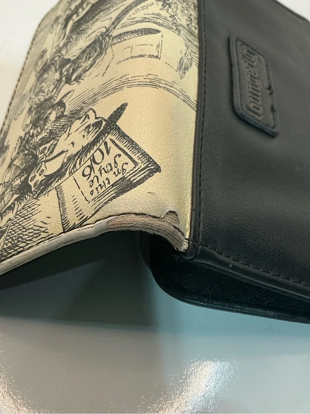 Loungefly Alice in Wonderland Wallet Black Disney Mad Hatter White Rabbit